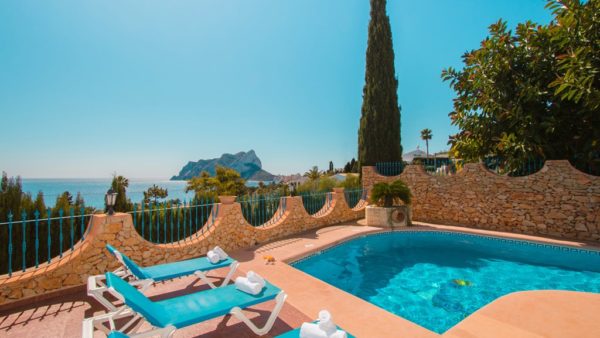 Fantastic seaview villa with pool – Calpe – Costa Blanca