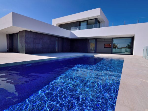 Contemporary new villa with seaview – Calpe – Costa Blanca