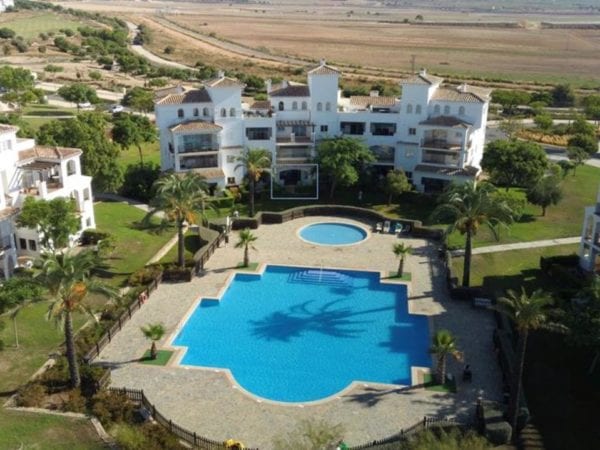Garden apartment for sale in Hacienda Riquelme Golf resort – Murcia