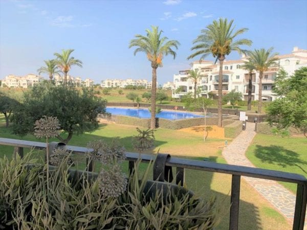 Beautiful 1st floor apartment for sale in Hacienda Riquelme Golf resort – Murcia