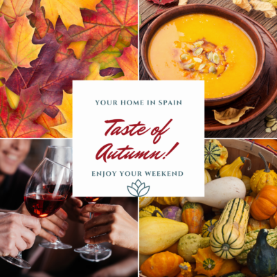 The taste and colours of Autumn! Enjoy the sun in Spain.