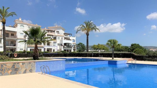 Fantastic Garden apartment with stunning views in Hacienda Riquelme Golf resort – Murcia