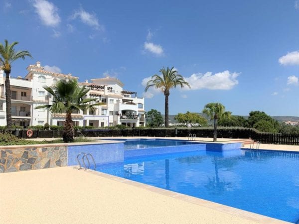Fantastic Garden apartment with stunning views in Hacienda Riquelme Golf resort – Murcia