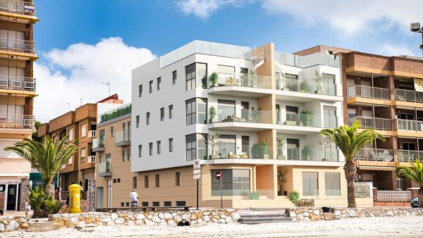 Sea Front apartments for sale in Lo Pagan with view over the Mar Menor