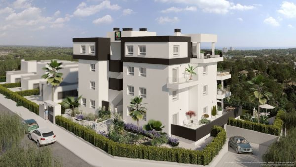 New build 11 luxury apartments with Sea View in Villa Martin Golf – Costa Blanca