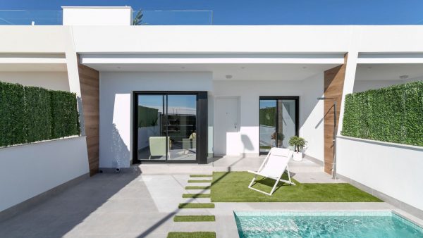 3 New build villas 2 bed – 2 bath ready to move in Palmeral de Roda Golf & Beach resort – San Javier, Murcia