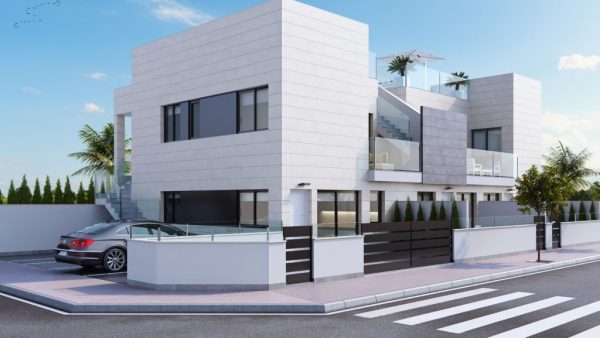 Ground floor corner Bungalow 2 bed – 1 bath in Mojon, San Pedro del Pinatar – Costa Blanca south