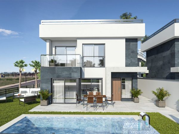 Modern Villa 3 bed – 3 bath with sea & golf view and private pool in Los Alcázares – Murcia