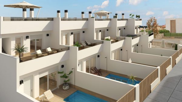 New development for sale in Lo Pagán – Murcia. Molino Beach, just 400 metres from the Mar Menor sea.