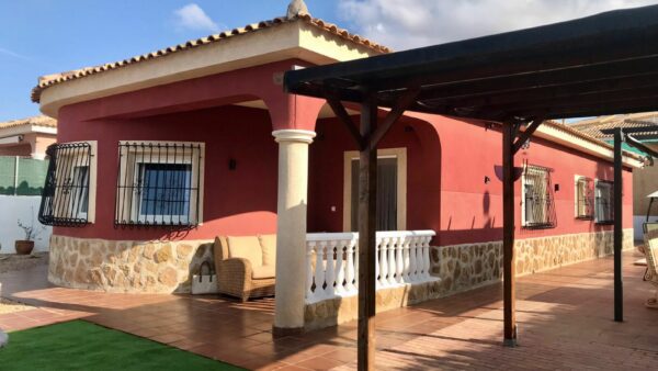 Beautiful 3 Bed 2 Bath Detached Villa For Sale on Urbanisation Lo Santiago, Murcia
